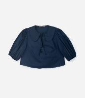 Blusa em Tricoline com Gola Boneca e Laços Curve & Plus Size - 1