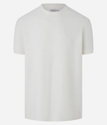 Camiseta Regular Básica com Textura