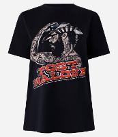 Camiseta Alongada em Algodão com Estampa Post Malone - 1