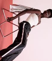 Calça Pantalona em PU com Amarração no Cós - 3