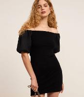 Vestido Curto em Viscose Ombro a Ombro - 2