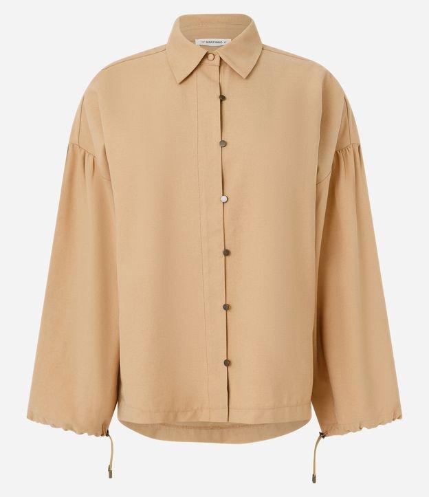 Camisa Sportcore em Viscose com Detalhes nos Punhos - 1