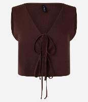 Colete em Viscose com Amarração Frontal - 1