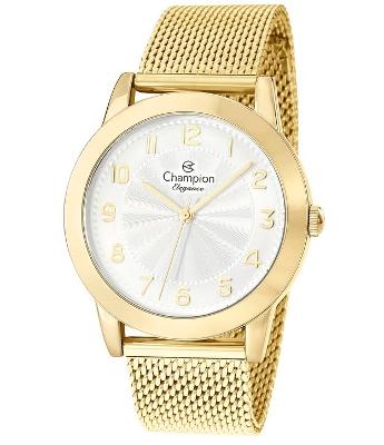 Kit Relogio Champion Feminino Analógico