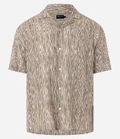 Camisa Boxy em Ana Ruga Estampado com Linhas Abstratas - 1