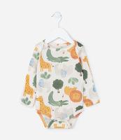 Body Infantil com Estampa Bichinhos - Tam RN a 18 meses - 1