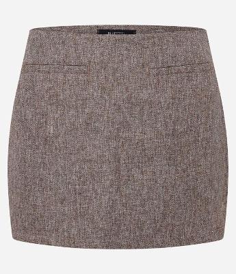 Saia Curta em Alfaiataria com Textura