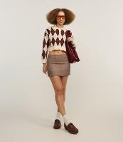 Saia Curta em Alfaiataria com Textura - 2