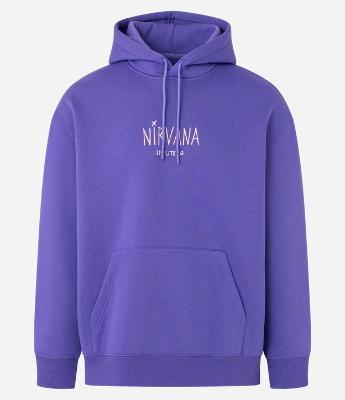 Blusão em Moletom com Estampa Nirvana In Utero