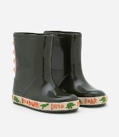 Bota Galocha Infantil com Cristas de Dino em 3D -Tam 21/22 ao 27/28 - 1