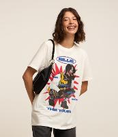 Camiseta T-shirt em Algodão com Estampa Billie Eilish - 1