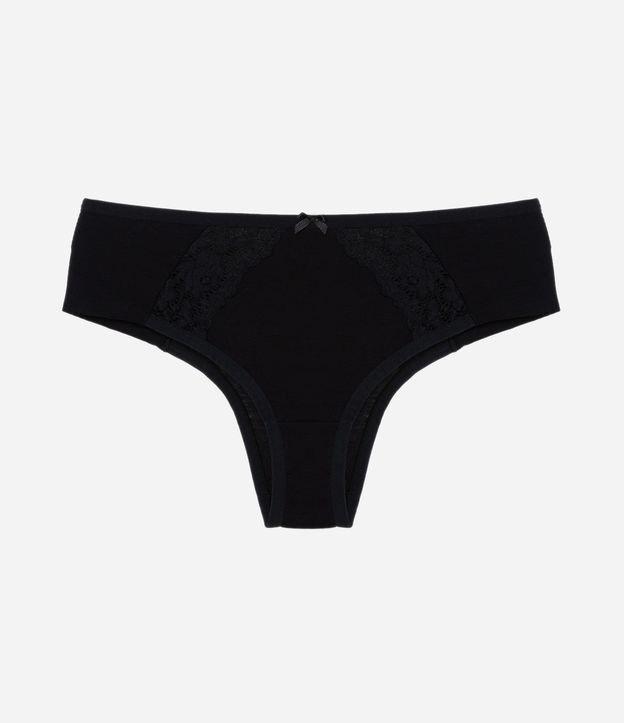 Calcinha Alta com Renda Lateral Curve e Plus Size - 1