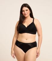 Calcinha Alta com Renda Lateral Curve e Plus Size - 3