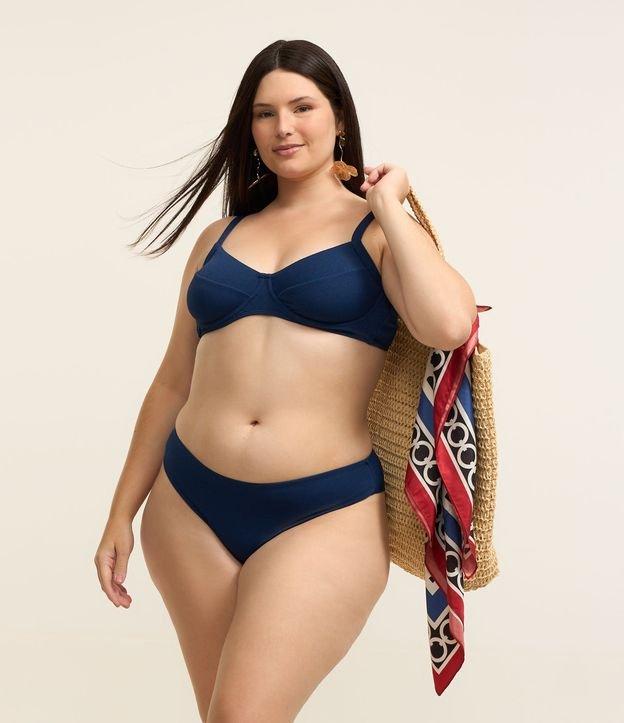 Biquíni Bottom Texturizado com Fio Duplo Curve & Plus Size - 2