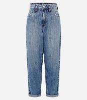 Calça Mom em Jeans com Lavagem - 1