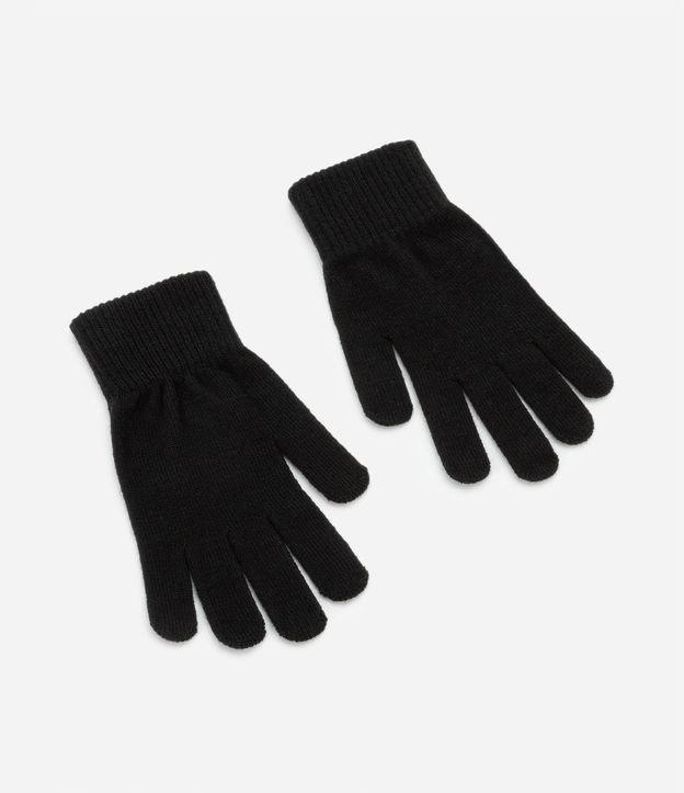 Luva em Tricot com Punho e Textura - 1