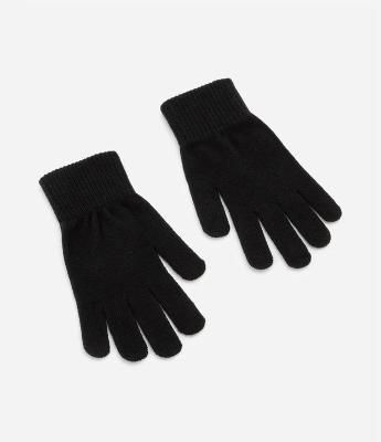Luva em Tricot com Punho e Textura