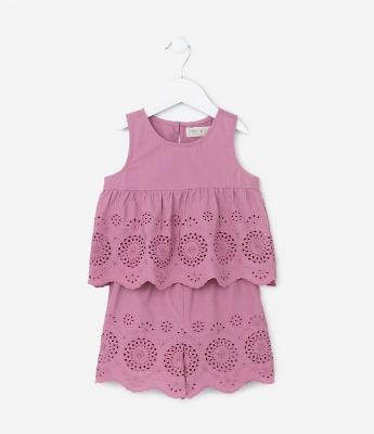 Conjunto Infantil em Laise Texturizado - Tam 1 a 5 Anos