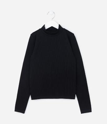 Camiseta Infantil Canelada Seamless - Tam 5 a 14 Anos