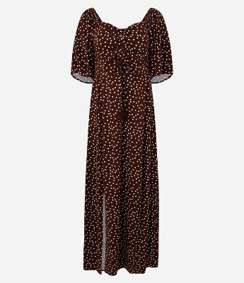 Vestido New Midi em Viscose com Puxadinho no Busto