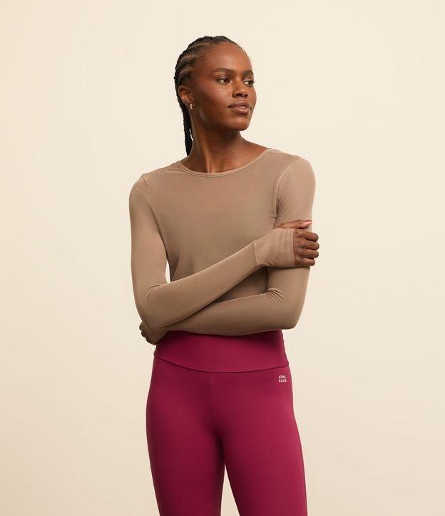 Camiseta Esportiva em Microfibra com Transparência - 2