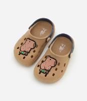 Sandália Babuche Infantil com Patch de Capivara - Tam 20 a 33 - 2