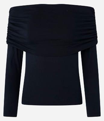 Blusa Ombro a Ombro em Viscose