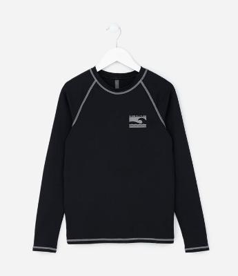Camiseta de Praia Infantil com Proteção UV - Tam 5 a 14 Anos
