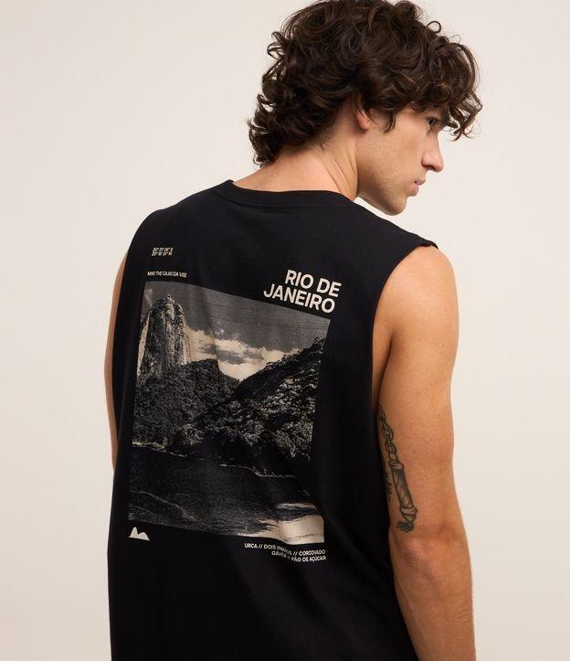 Regata Comfort em Algodão com Estampa Rio de Janeiro - 4