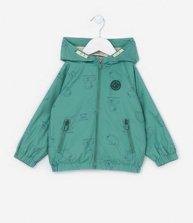 Jaqueta Quebra Vento Infantil com Estampa Ursinhos - Tam 1 a 5 Anos - 1