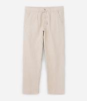 Calça em Algodão com Cós Elástico e Textura - 1