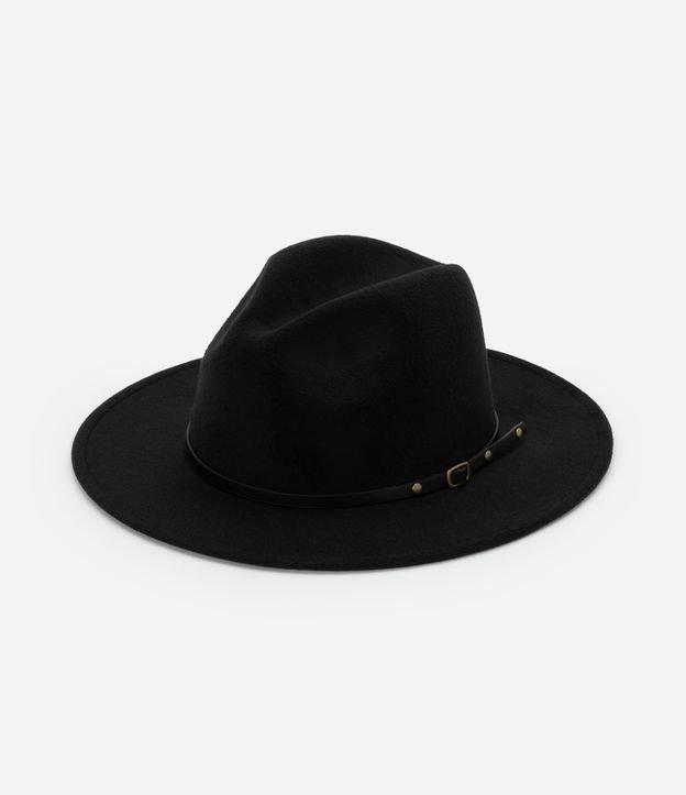 Chapéu Cowboy de Camurça com Detalhe de Fivela - 1