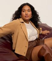 Trench Coat Curto em Gabardine Curve & Plus Size - 3