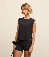 Camiseta Esportiva Ampla em Microfibra com Mangas Curtas - 2