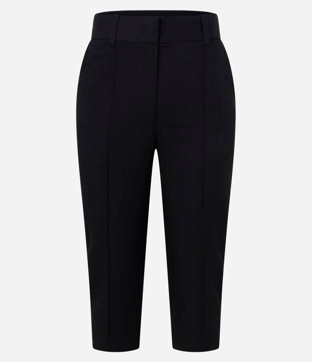 Calça Capri Alfaiataria com Friso Frontal - 1