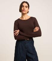 Suéter em Tricô com Gola Redonda e Frisos Frontais - 2