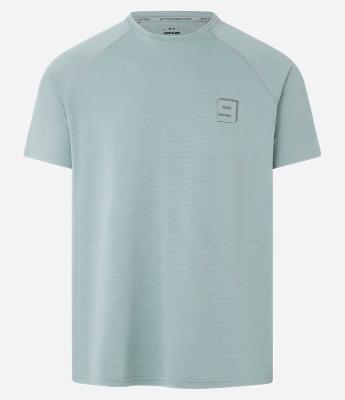 Camiseta Esportiva em Tecnologia Dry com Textura e Estampa Lettering Refletiva