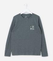 Camiseta Infantil com Estampa de Coqueiro - Tam 5 a 14 Anos - 1