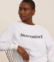 Casaco Esportivo em Algodão com Estampa Movement - 1