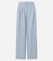 Calça de Alfaiataria Pantalona com Pregas Frontais - 1