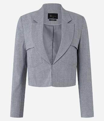 Blazer Alfaiatado com Bolsos Frontais