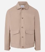 Jaqueta em Sarja com Bolsos Cargo - 1