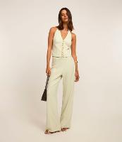 Calça Wide Leg com Cós Alfaiatado - 3