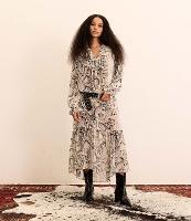 Vestido Midi em Chiffon com Estampa Animal Print - 2