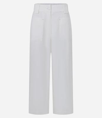 Calça Pantacourt com Amarração Frontal
