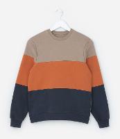 Blusão Infantil Quentinho com Estampa Bloco De Cor - Tam 5 a 14 Anos - 1