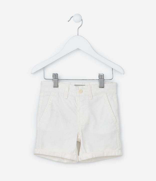 Bermuda Infantil com Bolso Faca e Barra Dobrada - Tam 1 a 5 Anos - 1