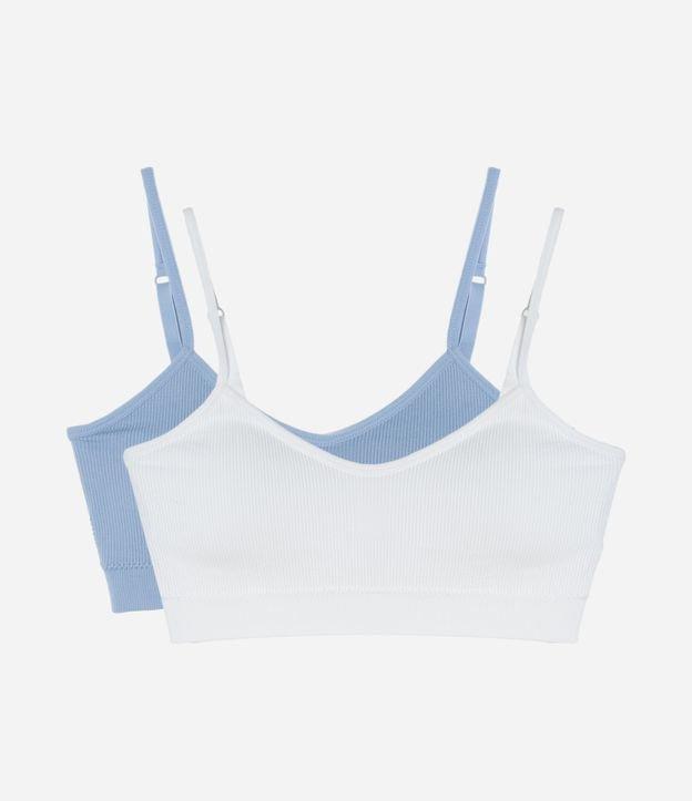 Kit 02 Sutiãs Triângulo em Poliamida Seamless - 1