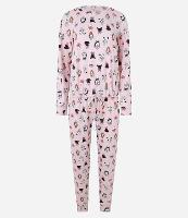 Pijama Longo Com Toque Suave e Estampa de Cachorro - 1