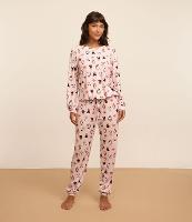 Pijama Longo Com Toque Suave e Estampa de Cachorro - 3